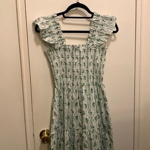 Hill house green floral nap dress